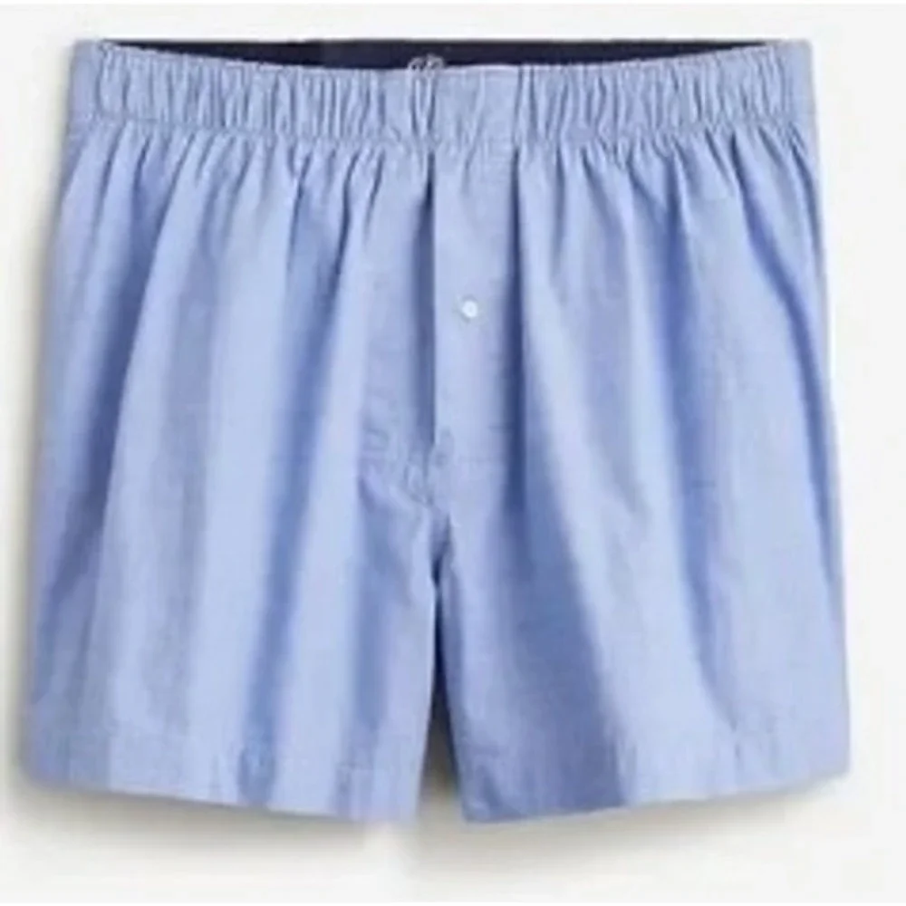 J.Crew‎ Mens XS Blue Cotton Boxer Shorts Underwear BB077 New With Tags